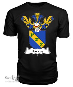 ScotsTee Shop Scottish Harvey Coat Of Arms Family Crest Scottish Gentry T Shirt