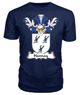 ScotsTee Shop Scottish Hannay Coat Of Arms Family Crest Scottish Gentry T Shirt