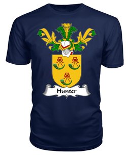 ScotsTee Shop Scottish Hunter Coat Of Arms Family Crest Scottish Gentry T Shirt