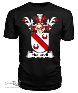 ScotsTee Shop Scottish Hummell Coat Of Arms Family Crest Scottish Gentry T Shirt