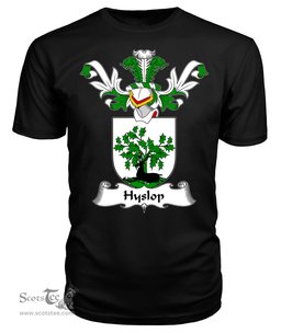 ScotsTee Shop Scottish Hyslop Coat Of Arms Family Crest Scottish Gentry T Shirt