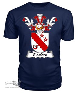 ScotsTee Shop Scottish Glasford Coat Of Arms Family Crest Scottish Gentry T Shirt