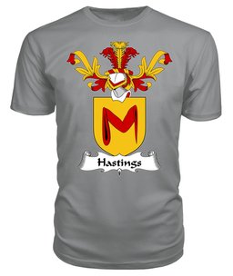 ScotsTee Shop Scottish Hastings Coat Of Arms Family Crest Scottish Gentry T Shirt