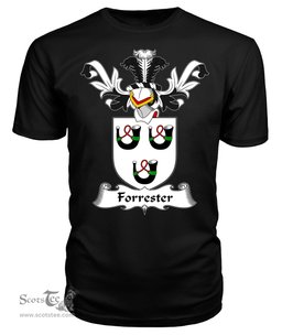 ScotsTee Shop Scottish Forrester Coat Of Arms Family Crest Scottish Gentry T Shirt