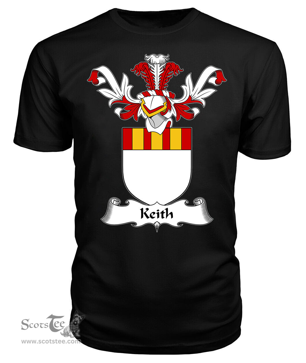 ScotsTee Shop Scottish Keith Coat Of Arms Family Crest Scottish Gentry T Shirt