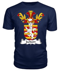 ScotsTee Shop Scottish Jackson Coat Of Arms Family Crest Scottish Gentry T Shirt