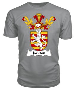 ScotsTee Shop Scottish Jackson Coat Of Arms Family Crest Scottish Gentry T Shirt
