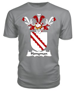 ScotsTee Shop Scottish Honyman Coat Of Arms Family Crest Scottish Gentry T Shirt