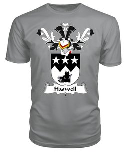 ScotsTee Shop Scottish Haswell Coat Of Arms Family Crest Scottish Gentry T Shirt