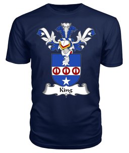 ScotsTee Shop Scottish King Coat Of Arms Family Crest Scottish Gentry T Shirt