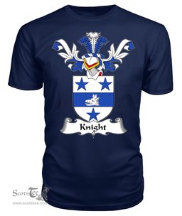 ScotsTee Shop Scottish Knight Coat Of Arms Family Crest Scottish Gentry T Shirt