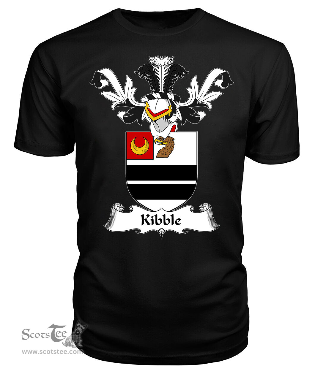 ScotsTee Shop Scottish Kibble Coat Of Arms Family Crest Scottish Gentry T Shirt
