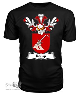 ScotsTee Shop Scottish Kemp Coat Of Arms Family Crest Scottish Gentry T Shirt