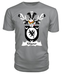 ScotsTee Shop Scottish Kilgour Coat Of Arms Family Crest Scottish Gentry T Shirt