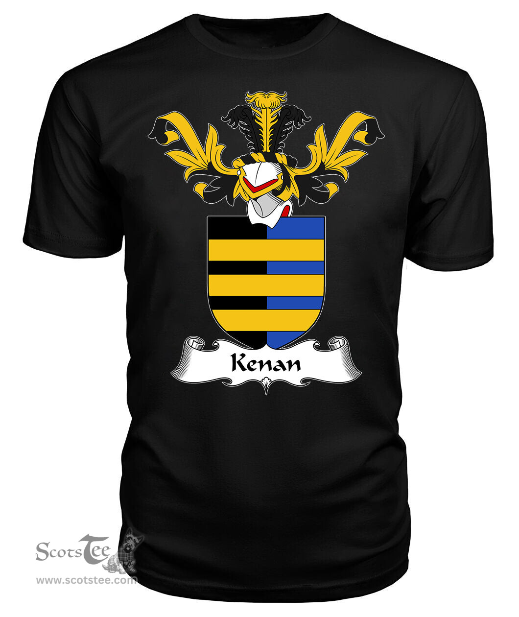 ScotsTee Shop Scottish Kenan Coat Of Arms Family Crest Scottish Gentry T Shirt