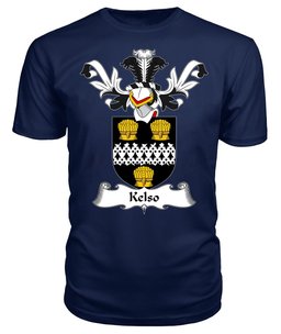 ScotsTee Shop Scottish Kelso Coat Of Arms Family Crest Scottish Gentry T Shirt