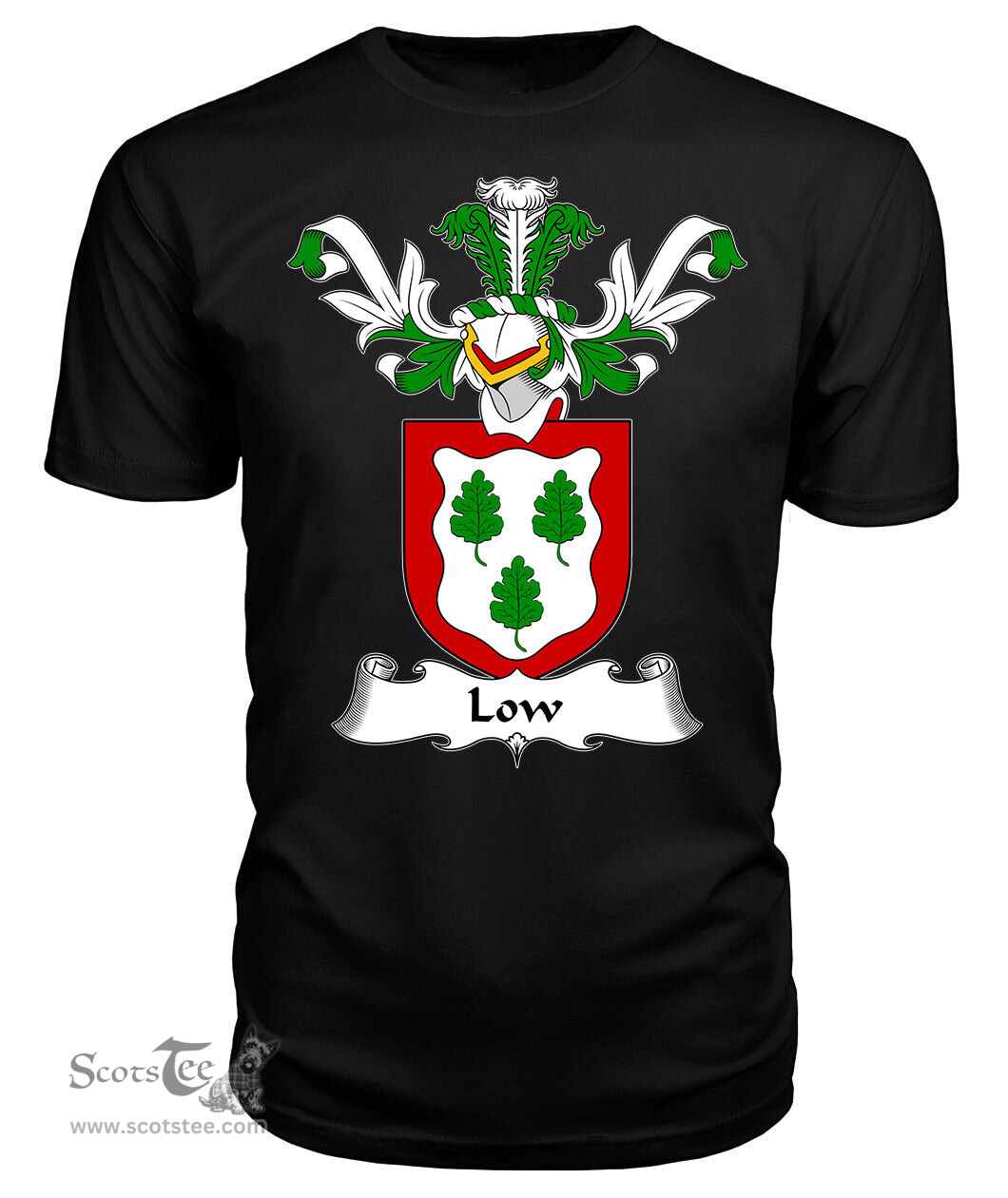 ScotsTee Shop Scottish Low Coat Of Arms Family Crest Scottish Gentry T Shirt