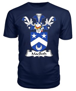ScotsTee Shop Scottish MacBeath or MacBeth II Coat Of Arms Family Crest Scottish Gentry T Shirt