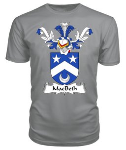 ScotsTee Shop Scottish MacBeath or MacBeth II Coat Of Arms Family Crest Scottish Gentry T Shirt