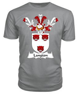 ScotsTee Shop Scottish Langton Coat Of Arms Family Crest Scottish Gentry T Shirt