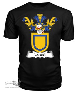 ScotsTee Shop Scottish Landel Coat Of Arms Family Crest Scottish Gentry T Shirt