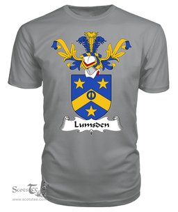 ScotsTee Shop Scottish Lumsden Coat Of Arms Family Crest Scottish Gentry T Shirt
