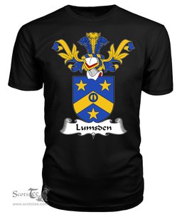 ScotsTee Shop Scottish Lumsden Coat Of Arms Family Crest Scottish Gentry T Shirt