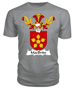 ScotsTee Shop Scottish MacBride or MacBraid Coat Of Arms Family Crest Scottish Gentry T Shirt
