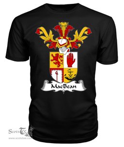 ScotsTee Shop Scottish MacBean Coat Of Arms Family Crest Scottish Gentry T Shirt