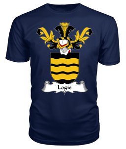 ScotsTee Shop Scottish Logie Coat Of Arms Family Crest Scottish Gentry T Shirt