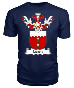 ScotsTee Shop Scottish Liston Coat Of Arms Family Crest Scottish Gentry T Shirt