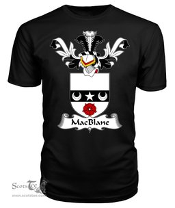 ScotsTee Shop Scottish MacBlane Coat Of Arms Family Crest Scottish Gentry T Shirt
