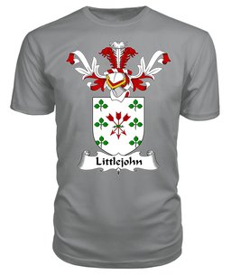 ScotsTee Shop Scottish Littlejohn Coat Of Arms Family Crest Scottish Gentry T Shirt