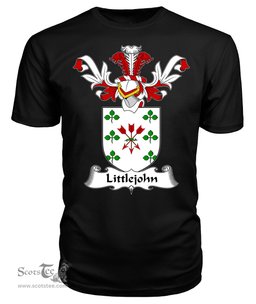 ScotsTee Shop Scottish Littlejohn Coat Of Arms Family Crest Scottish Gentry T Shirt
