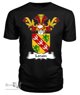 ScotsTee Shop Scottish Lorain Coat Of Arms Family Crest Scottish Gentry T Shirt