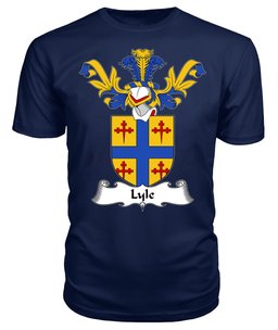 ScotsTee Shop Scottish Lyle Coat Of Arms Family Crest Scottish Gentry T Shirt