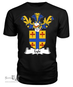 ScotsTee Shop Scottish Lyle Coat Of Arms Family Crest Scottish Gentry T Shirt