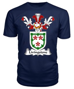 ScotsTee Shop Scottish Livingstone Coat Of Arms Family Crest Scottish Gentry T Shirt