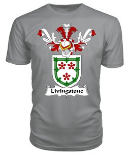 ScotsTee Shop Scottish Livingstone Coat Of Arms Family Crest Scottish Gentry T Shirt