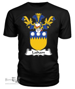 ScotsTee Shop Scottish Latham Coat Of Arms Family Crest Scottish Gentry T Shirt