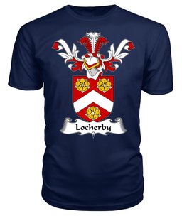 ScotsTee Shop Scottish Locherby Coat Of Arms Family Crest Scottish Gentry T Shirt