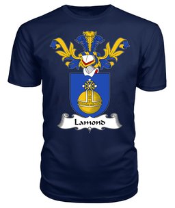 ScotsTee Shop Scottish Lamond Coat Of Arms Family Crest Scottish Gentry T Shirt
