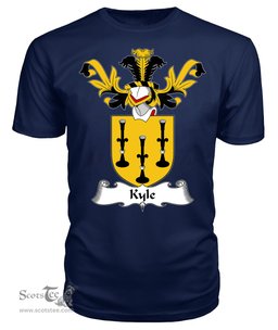 ScotsTee Shop Scottish Kyle Coat Of Arms Family Crest Scottish Gentry T Shirt