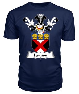 ScotsTee Shop Scottish Lawson Coat Of Arms Family Crest Scottish Gentry T Shirt