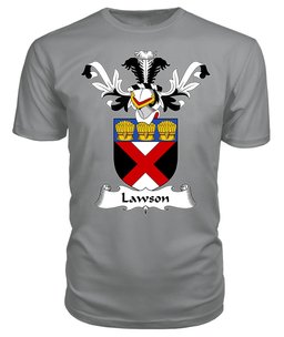 ScotsTee Shop Scottish Lawson Coat Of Arms Family Crest Scottish Gentry T Shirt
