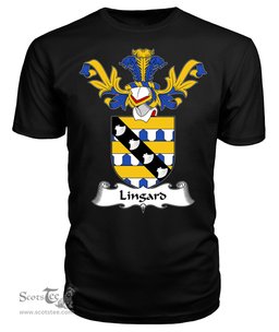 ScotsTee Shop Scottish Lingard Coat Of Arms Family Crest Scottish Gentry T Shirt