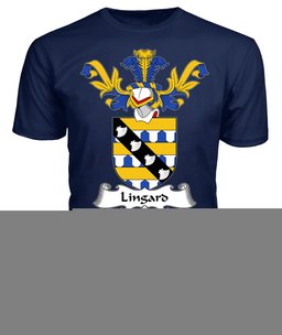 ScotsTee Shop Scottish Lingard Coat Of Arms Family Crest Scottish Gentry T Shirt