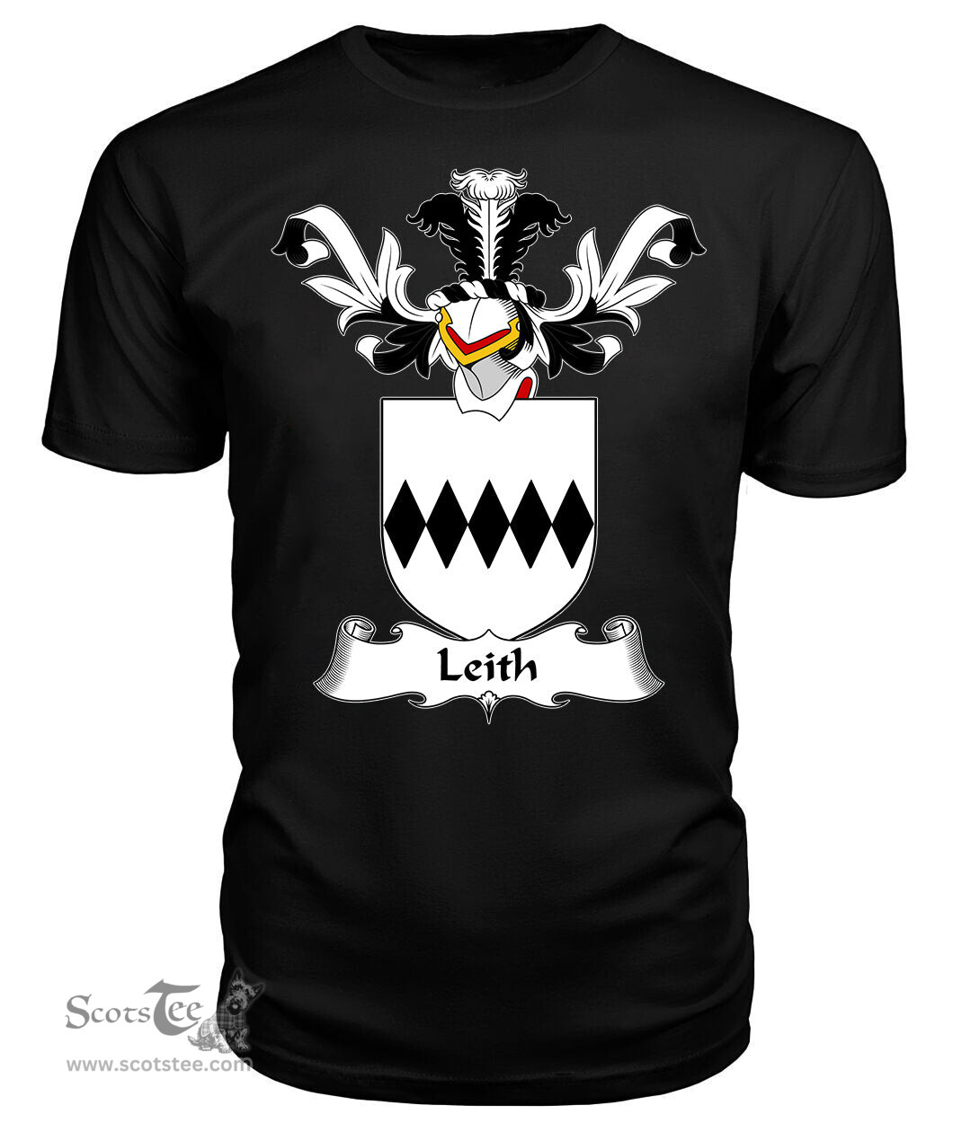 ScotsTee Shop Scottish Leith Coat Of Arms Family Crest Scottish Gentry T Shirt