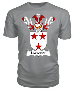 ScotsTee Shop Scottish Laweston Coat Of Arms Family Crest Scottish Gentry T Shirt