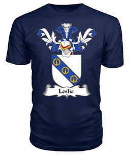 ScotsTee Shop Scottish Leslie Coat Of Arms Family Crest Scottish Gentry T Shirt